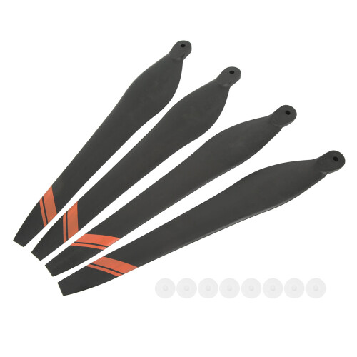 Aerodynamisk effektiv drönarpropeller, låg strömförbrukning, fällbart propellerblad, lätt design, plastersättning för växtskyddsdrönare 2