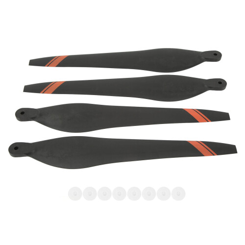 Aerodynamisk effektiv drönarpropeller, låg strömförbrukning, fällbart propellerblad, lätt design, plastersättning för växtskyddsdrönare 1