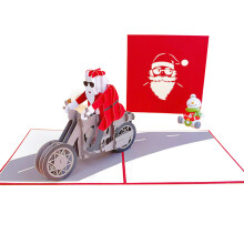 Handwritten Wishes 3D Christmas Card, Exquisite Design Pop Up Greeting Card with Envelope, Crystal Dreamy Feel Holiday Card Featuring Superb Craftsman