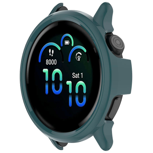 (Σκούρο πράσινο) Συμβατό με το Garmin Vivoactive 6 Case με κοίλο σκληρό κάλυμμα ρολογιο 1