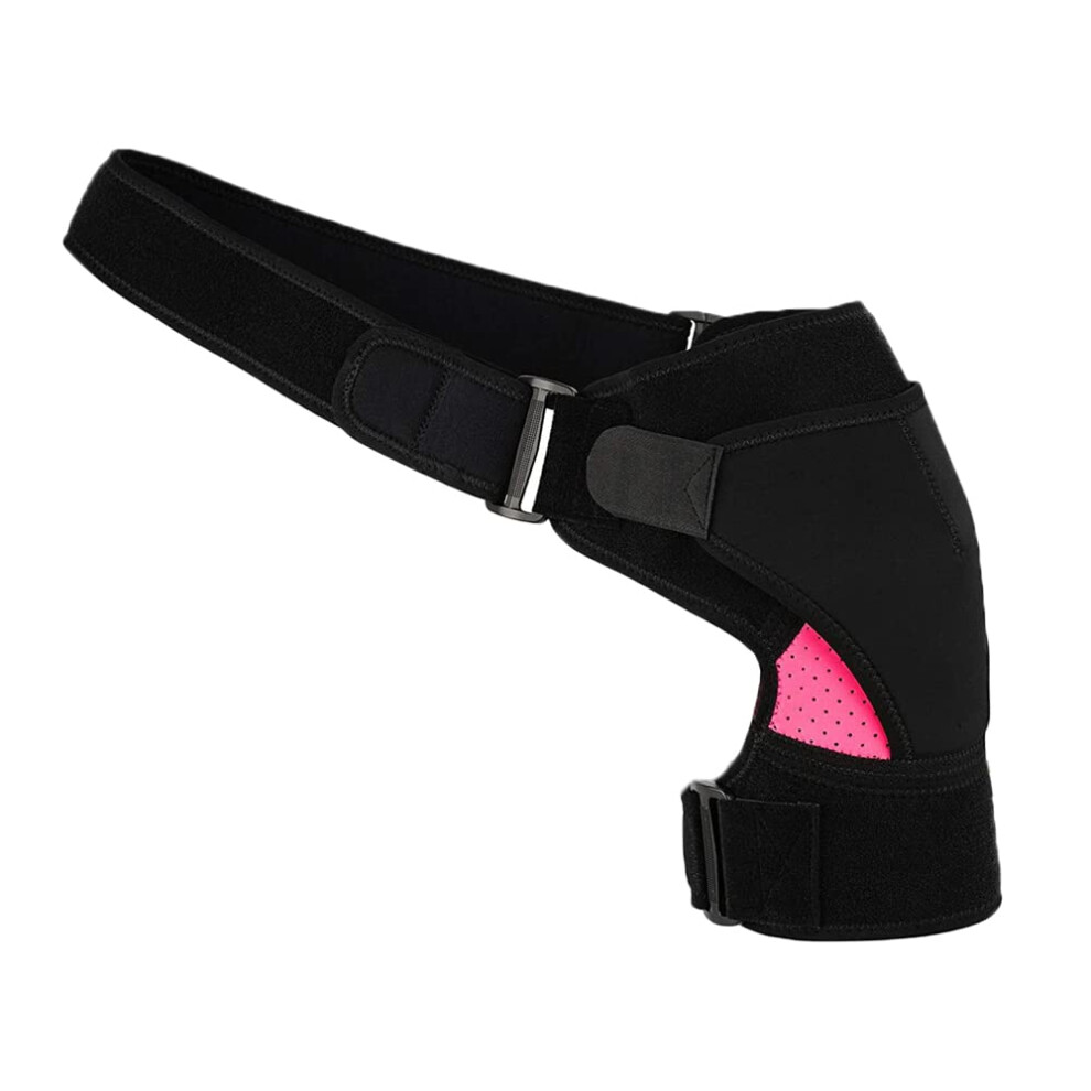 Pink Shoulder Brace Adjustable Support For Shoulder Pain Relief (Pink)