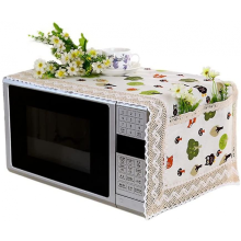 Capa para Forno de Micro-ondas (100cm*35cm) Antiderrapante, Protetora contra Poeira, Moderna e Simples, em Algodão, para Cozinha.