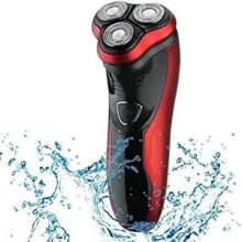 Electric Shaver for Men Waterproof Wet and Dry USB Rechargeable Rotary Razor with Popup Trimmer