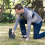 Cat Figure Ground Insert Decor Set 3 Pcs 2d Lifelike Kitten With Reflective Eyes 2