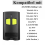 2pcs 433MHz Handheld Remote Control For Beninca 3