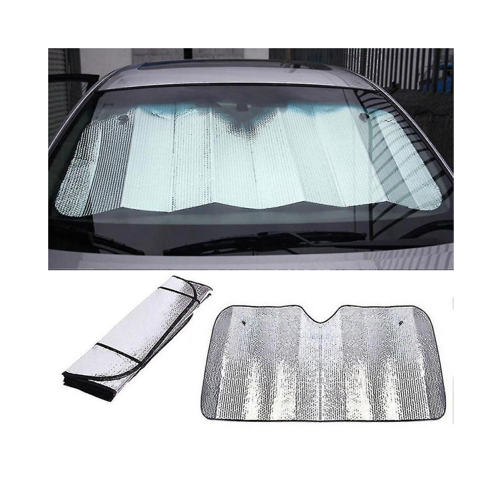 Car Front Rigid Windscreen Sunshade Sun Shade Visor Screen Cover 140 X 70Cm 6921102100358