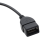 USB jack, AUX, 3.5 mm jack for audio data charging cable black 3