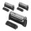 Conjunto de 3 lâminas e lâminas de barbear compatíveis com as cabeças de barbear Braun séries 20S, 10B, 20B e 1000. 3