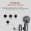 3 in 1 Wireless Lavalier Microphones for IPhone, Android, Camera, USB-C Microphone, Mini Microphone 4