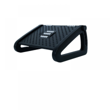 Fußstütze für unter den Schreibtisch, ergonomischer Fußhocker für den Arbeitsplatz mit 6 verstellbaren Höhen und Massagefunktion,