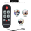 Compatibile con il telecomando TV A-TV10 per anziani, controller universale semplice e impermeabile 3