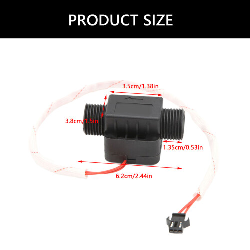 Water Flow Sensors Hall Effect Flow Meter Liquid Flow Rate 2