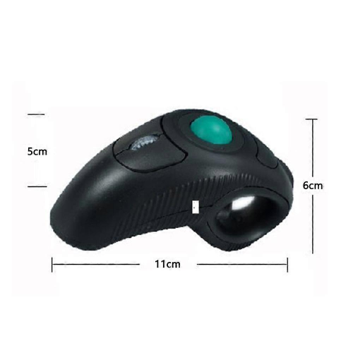 Thumb-Controlled Navigation Wireless Usb Trackball Mouse, Ergonomic Comfort Design, Plug And Play Compatibility, Includes Muscle Harm Reduct 1