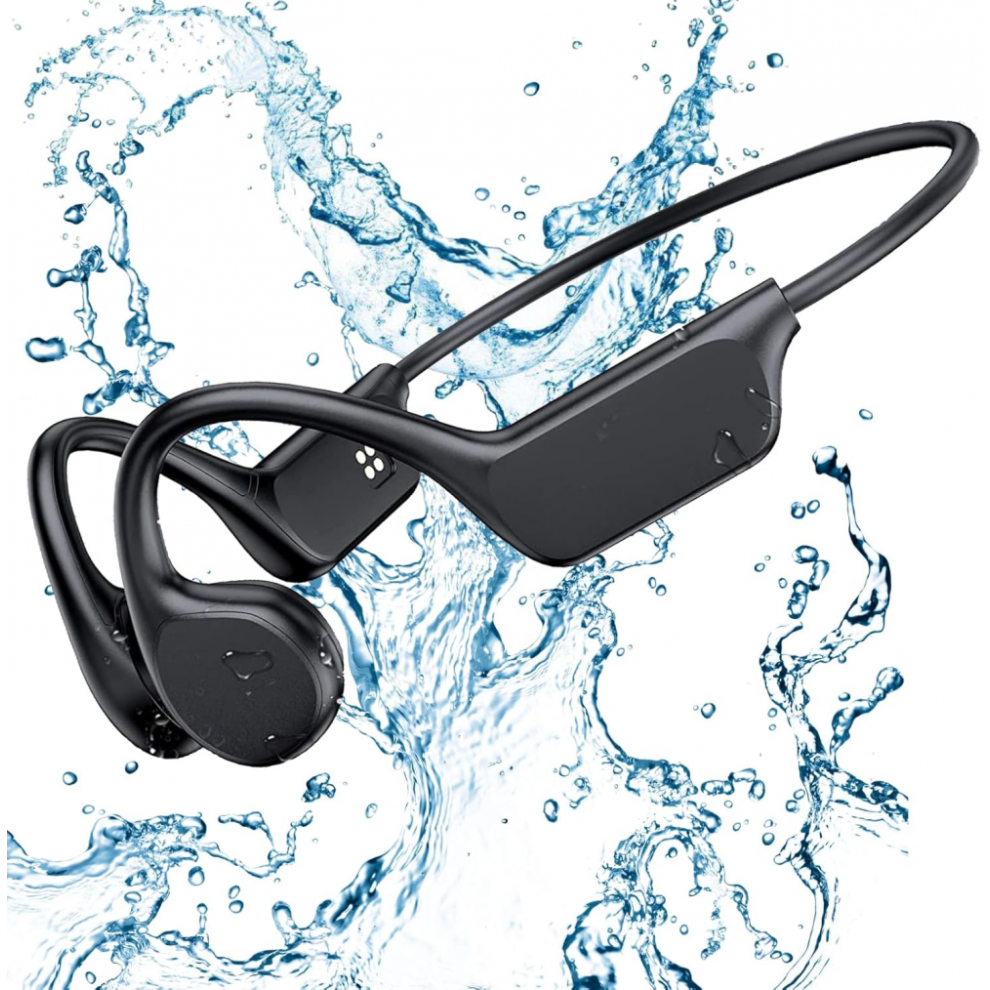 Bone Conduction Headphones - Ipx8 Waterproof Swimming Headphones With Built-In Mp3 Player 32G Memory, Bluetooth 5.3 Open Ear Headset 6472608772599