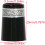 Racket handle accessory, 20 x 13.8 x 9.3 mm, black tip, size 0.370, silver ferrules 4