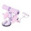 Sit Up Machine, Foot Holder with Suction Cups, Adjustable Tool for Ab Workout Purple 1