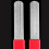 Hook Sharpener DualGrit Sharpening Stone 10x1.4x0.2cm RustResistant Reusable Fishing Hook File NonSlip Handle Red 4