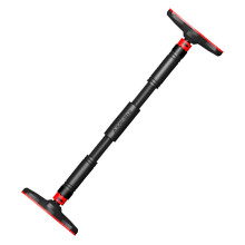 1 x pullup bar for door frames, indoor fitness equipment, adjustable from latch for effective muscle training, compact mounting.
