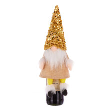 Feestelijke wijnfleshoezen Faceless Doll Bottle Toppers-5