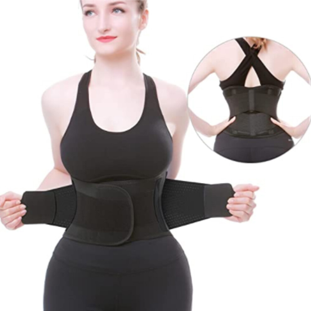 Neoprene Waist Shaper, Postpartum Support & Lumbar Support, Breathable Fabric Adjustable Trainer for Postpartum Recovery Tool, Promotes Healing, for W