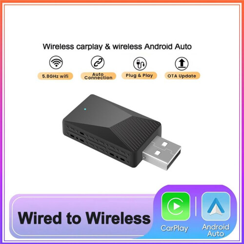Wireless Carplay AI Box Android Auto Plug and  Applicable to Convert Car Wired Carplay to Wireless 2