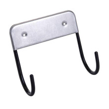 1 x Iron Rack Hanger Wall Mounted Hook Boards Table Wall Mount Ironing Board Shelf Hanging Hook for Hanging on the Wall Plank Compact Black Hose