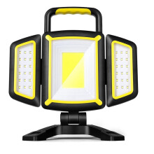 Luce da Lavoro Ricaricabile, Luce da Lavoro A LED da 30 W e 3000 Lumen con 5 Modalità, Luci Magnetiche Alimentate A Batteria per Riparazioni Auto