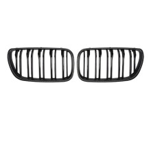 Griglia Anteriore A Doppio Rene In Fibra di Carbonio e Nero Lucido per X3 E83 2007-2010