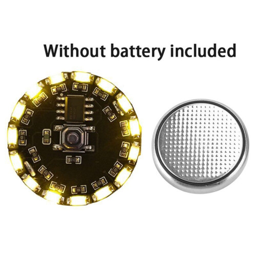 16Modes Button Flow Light Battery Control Wireless LED Lamp Flashing/Rotating/Gradient Light Toy Model Decoration 2