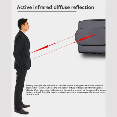 5V Infrared Photoelectric Induction  Advertising Machine Active Diffuse Reflection Proximity Sensor Module B 2