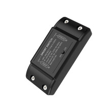 WiFi+433MHz-Schakelaar Smart Home Automation Relaismodule Draadloze Afstandsbediening Ondersteunt APP Spraakbesturing Zwart