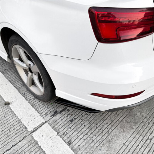 Rear Side Splitter for  A3 S3 8Y S- 2021-2025 Rear Bumper Side Spoiler Splitter Diffuser Accessories 1