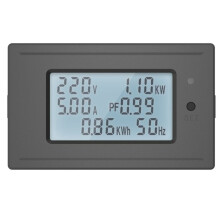 AC 100A Digital Voltmeter Ammeter 6-in-1 Multifunction Tester LCD Voltage Current Power Test Meter Wattmeter