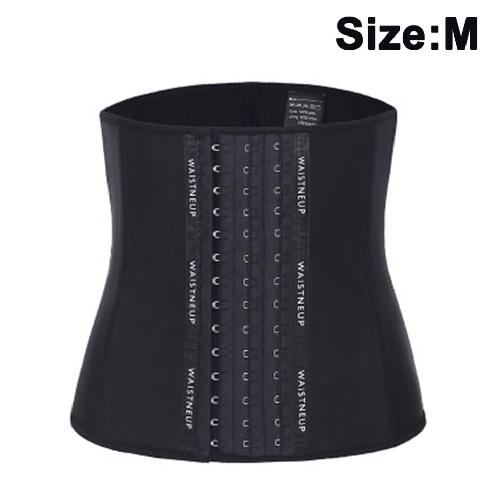 Latex Waist Trainer, Underbust Cincher For Women, Postpartum Recovery Assistance, Adjustable Four-Breasted Design, 9 Steel Bones For Posture, High Com