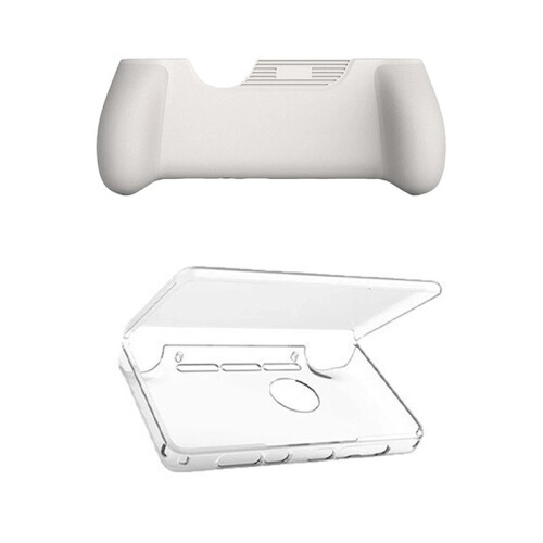 For AYN THOR Dual Screen Flip  Handheld Device Gaming Accessories TPU Protective Console Grip C