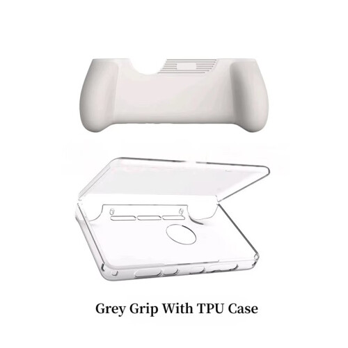 For AYN THOR Dual Screen Flip  Handheld Device Gaming Accessories TPU Protective Console Grip C 2