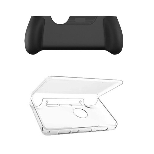 For AYN THOR Dual Screen Flip  Handheld Device Gaming Accessories TPU Protective Console Grip A