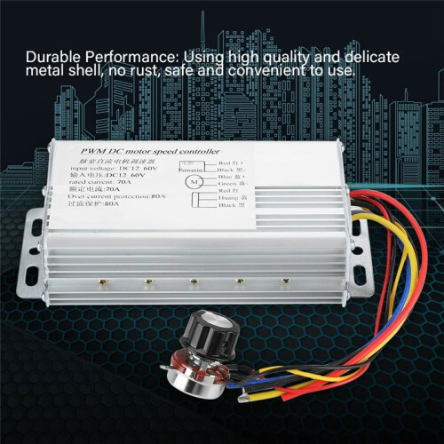 12V-60V 70A 4000W PWM Motor Regulator Speed Controller Adjustable Drive Speed Control Regulator High Quality 2