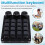 Three-Knob 16-Key, 4-Row Shortcut Gaming and Stock Volume Design Clip Macro-Programmable Mechanical Keyboard 3