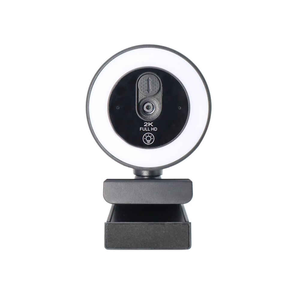 2K Webcam With Fill 2K Autofocus Usb Camera With Microphone Rotatable Webcam For Streaming Video Conferencing Light 6131667531867