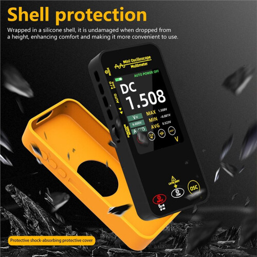 Graphic Digital Multimeter Oscilloscope High-Precision Multitester Resistance Voltage Capacitance Hz Continuity Tester 2