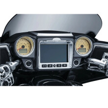 Copertura per Cornice Touchscreen per Moto Stereo Accent - Premium per Indian Chieftain 2017-2024 Nero