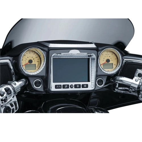Copertura per Cornice Touchscreen per Moto Stereo Accent - Premium per Indian Chieftain 2017-2024 Nero
