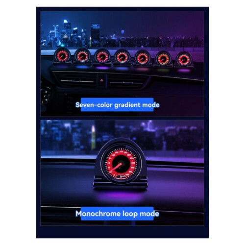 Car Music Rhythm Light Pointer Rhythm Light Wind Vent Decorative Light USB 5V Plug and  Red 2