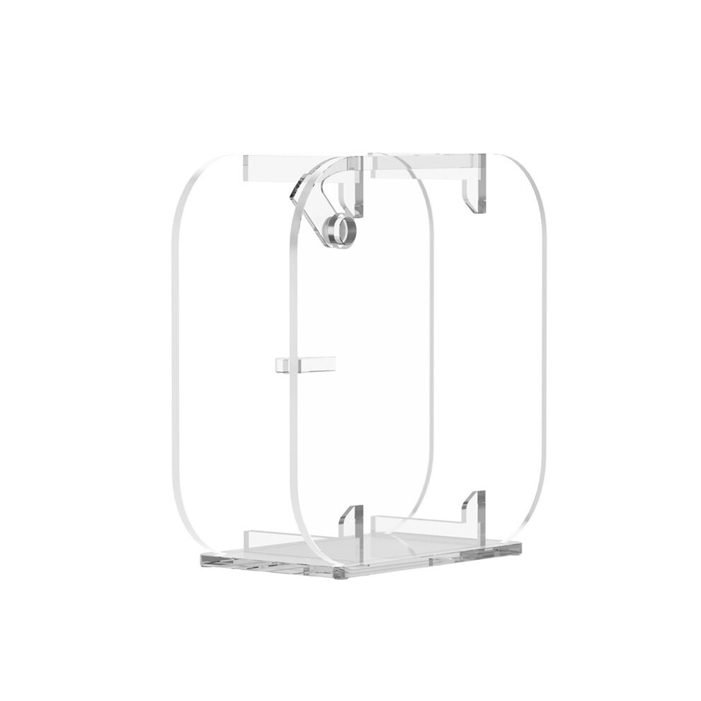 Clear Acrylic Desk Stand Base For Mac Mini M4 / M4 Pro 2024, Vertical Horizontal Desktop Storage Protective Stand 6133340761929