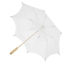 Umbrelă vintage din dantelă, parasolar cu flori din dantelă cu design rafinat sculptat gol, recuzită romantică pentru fotografie de nuntă și
