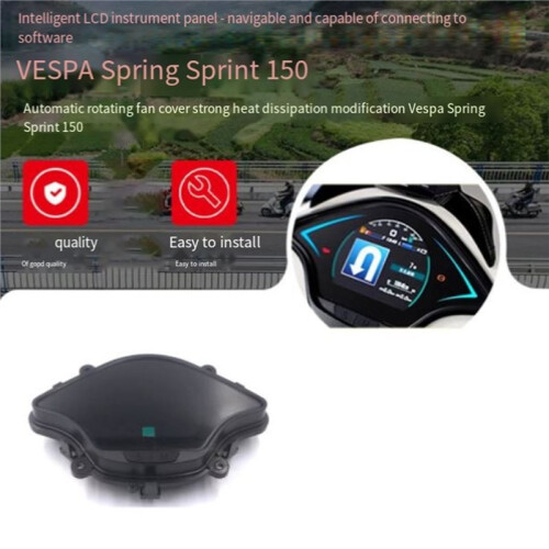 Motorcycle Dashboard for  Sprint Primevera 150 Navigation Speedometer LCD Screen Dashboard Modified 1