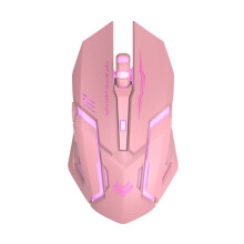 Wireless Mouse 2.4G Computer Mouse Laptop USB Rechargeable Mute Backlit Mouse Cute Gaming Mouse Wireless