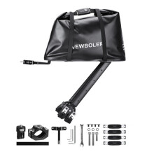 NEWBOLER Aeropack Bicycle Luggage Carrier and Passcode Lock Bike Bag for MTB and Gravel Bike Rack Shelf