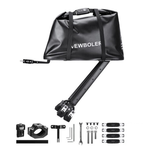 NEWBOLER Bolsa para Bicicleta Aeropack com Trava de Código para MTB e Bicicletas Gravel